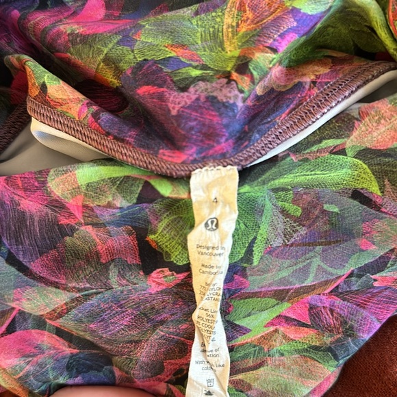 Lululemon Wunder Train High-Rise Tight 25" - Vivid Floral Multicolor - Picture 5 of 7